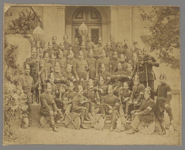 Feuerwehr der Stadt Zürich, um 1890
