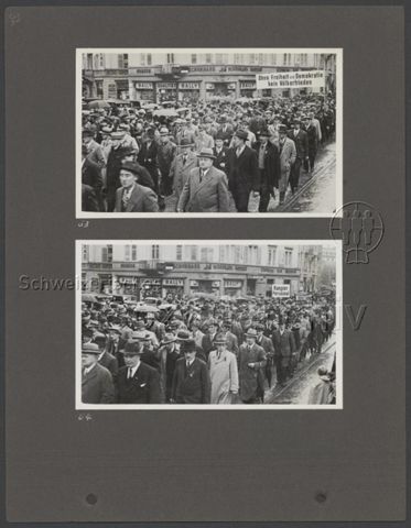 Fotoalbum "1. Mai 1938, Zürich
