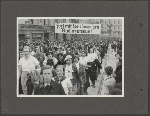Fotoalbum "1. Mai 1936, Zürich
