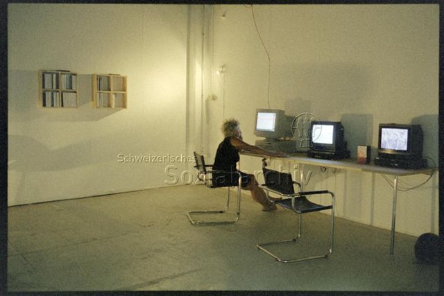 Person am Computer
