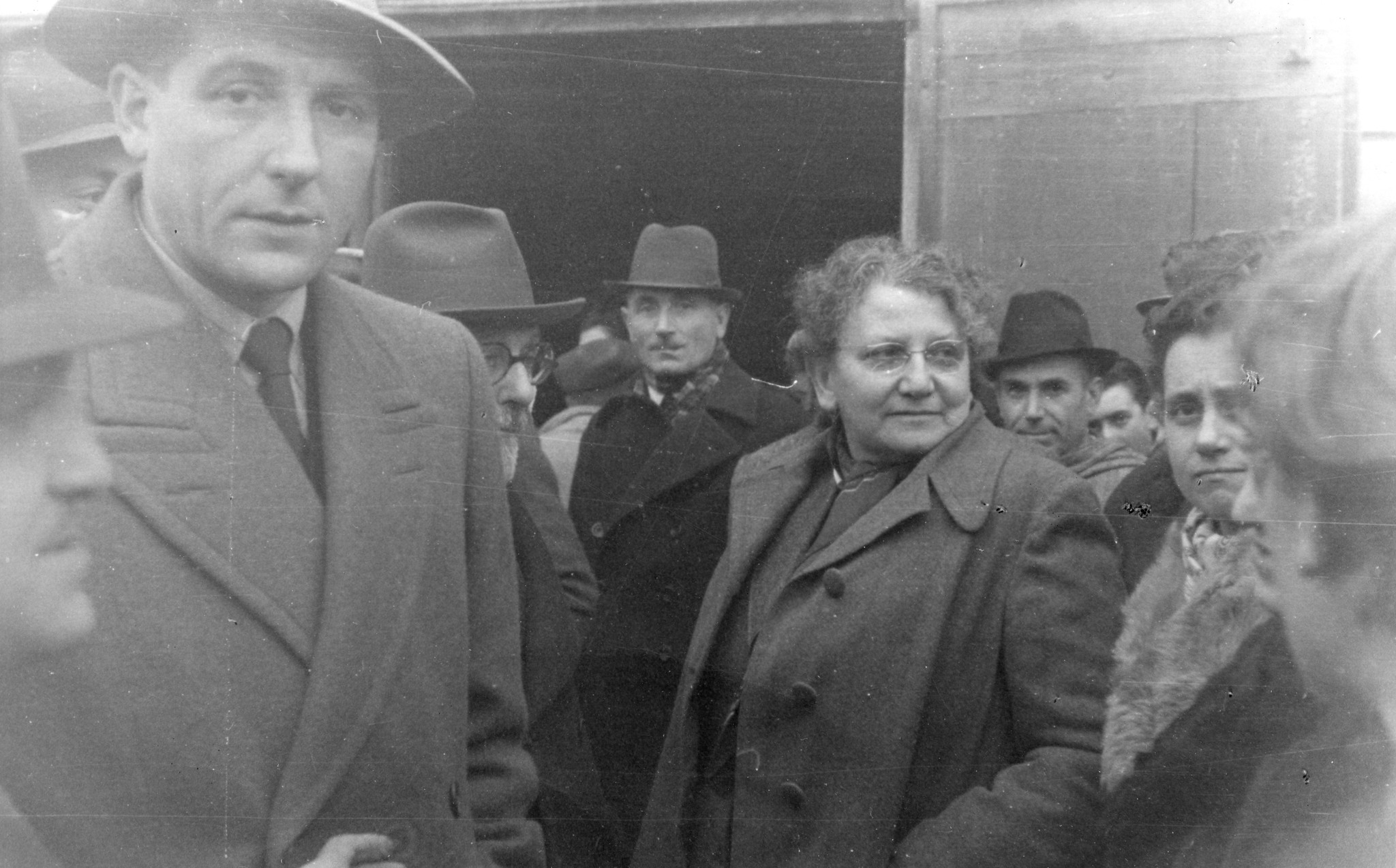 "Italien, Januar 1946. Delegazione del Soccorso Svizzero Rosso in Molinella."