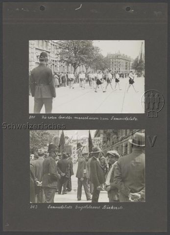 Fotoalbum "1. Mai 1932, Zürich