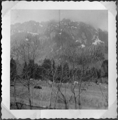 Album Alfred Brauchli, Teil 1/3: 699 Tage Aktivdienst 1939-1945 als Sanitätssoldat bei der Sanitätskompanie I/​7, Thurgau:- Landschaftsfoto
