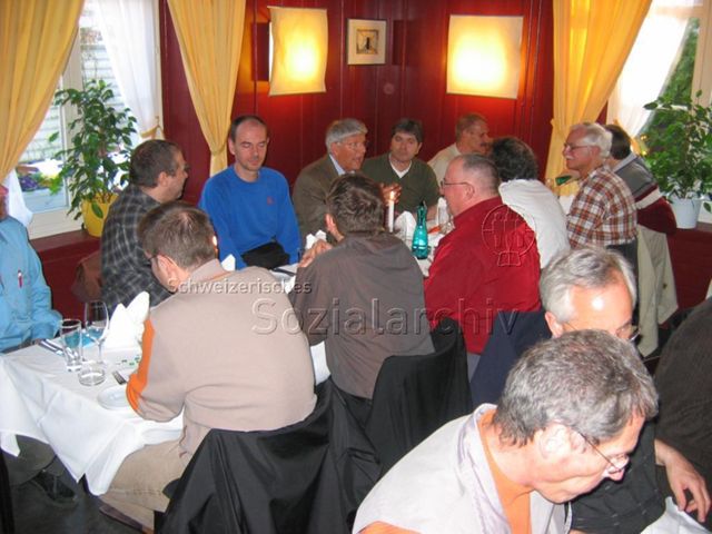 Generalversammlung des Pink Cross (02.04.2005, Frauenfeld) – Abendessen nach der Generalversammlung