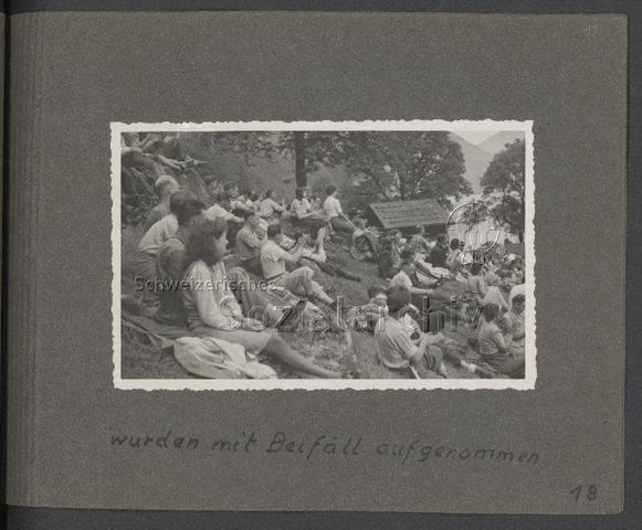 Fotoalbum "50 Jahre TVN [Touristenverein die Naturfreunde] Jubiläumstreffen 1945 in Luzern