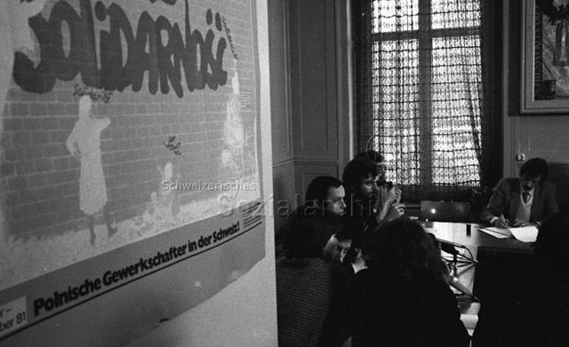 Konferenz der Exil-Solidarność in Zürich, Dezember 1981