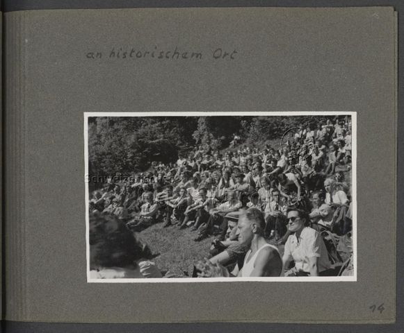 Fotoalbum "50 Jahre TVN [Touristenverein die Naturfreunde] Jubiläumstreffen 1945 in Luzern