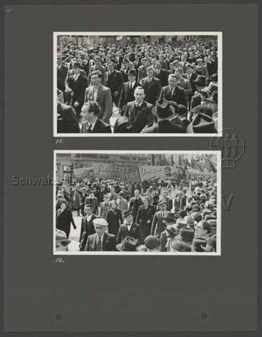 Fotoalbum "1. Mai 1937, Zürich