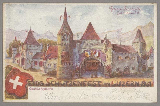 Eidgenössisches Schützenfest in Luzern 1901