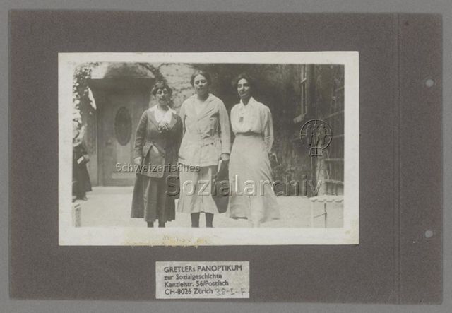 Frauen der Internationalen Frauenliga für Frieden und Freiheit (IFFF/WILPF) in Zürich, 1919