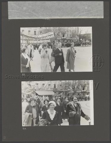 Fotoalbum "1. Mai 1933, Zürich