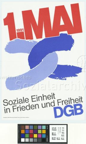 1. Mai 1991, Soziale Einheit in Frieden und Freiheit, DGB