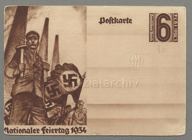 Nationaler Feiertag 1934, Deutsches Reich, 1. Mai 1934