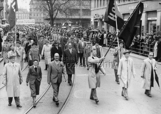 1. Mai-Umzug 1956, Zürich