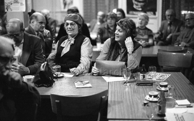 60 Jahre KPS / PdA, Restaurant Sihlhof, Zürich, März 1981
