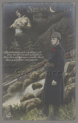 Steh' ich in finstrer Mitternacht!