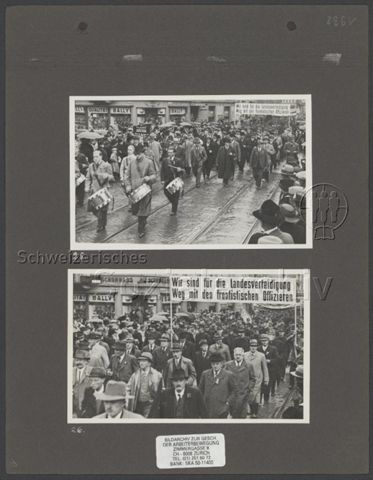 Fotoalbum "1. Mai 1938, Zürich