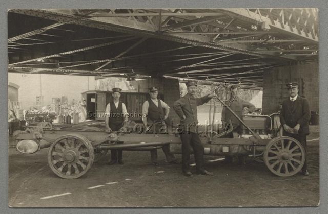 Camioneur und Hilfsbremser des SBB-Güterdienst, um 1910