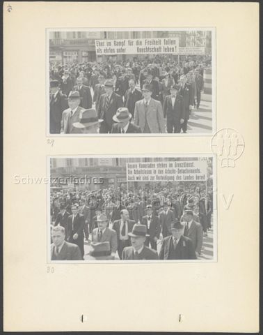 Fotoalbum "1. Mai 1940, Zürich