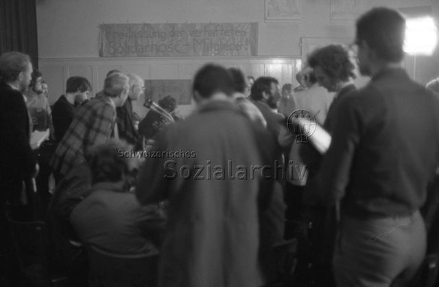 Konferenz der Exil-Solidarność in Zürich, Dezember 1981