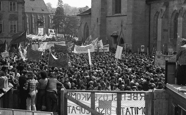 1. Mai 1976 in Zürich