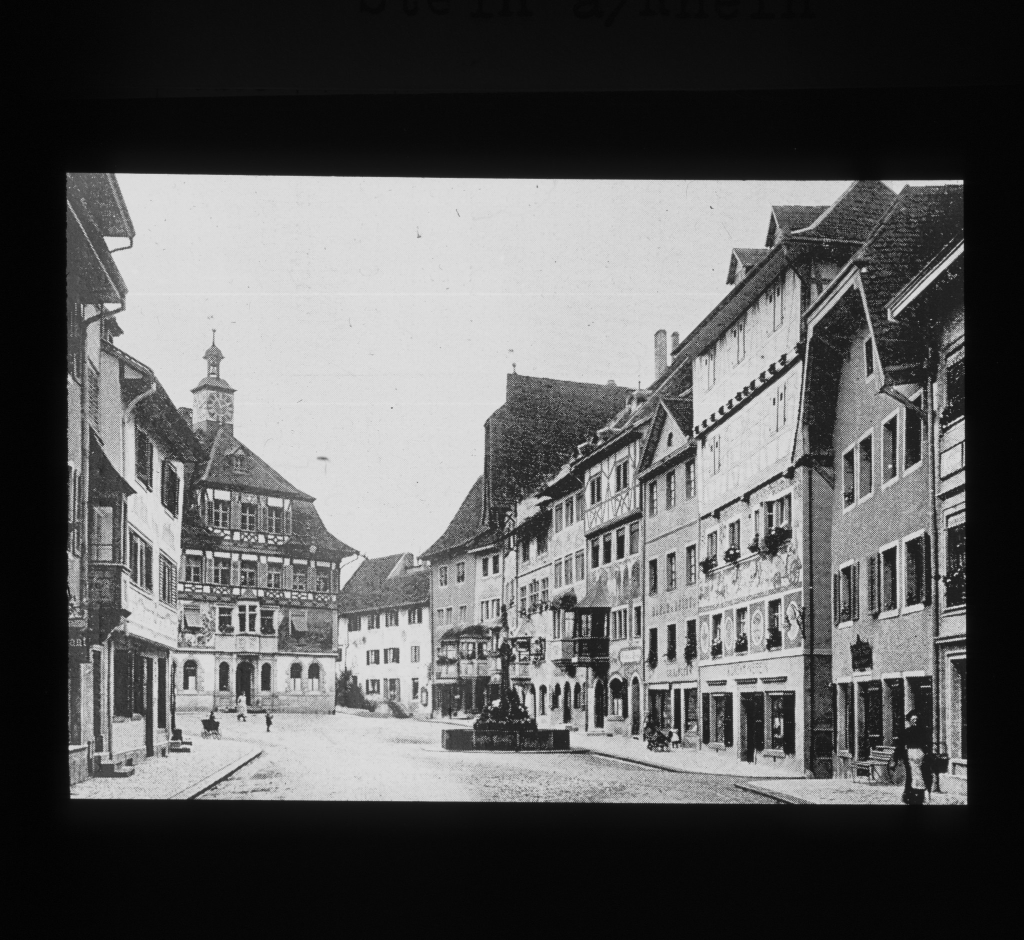 Dia: Innenstadt von Stein am Rhein.
