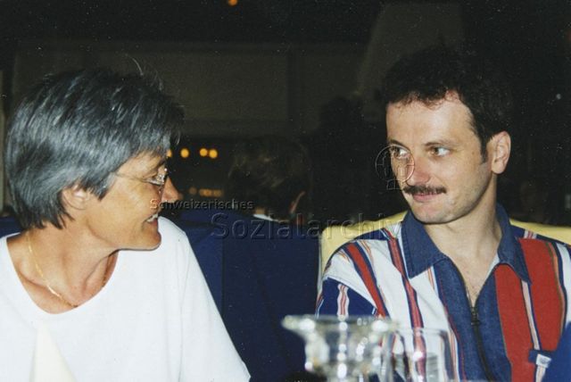"Pro Juventute-Ausflug Hergiswil" - Vreni Klemp und Thomas Lang; 26.06.1998