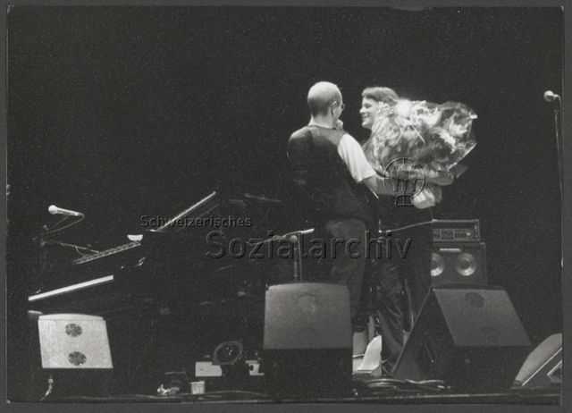 25 Jahre HAZ im Volkshaus (14.06.1996, Zürich) – Michael von der Heide, Roland Baumann (HAZ)