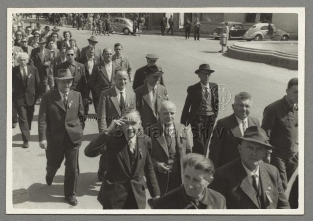 1. Mai, Umzug, Kanton Glarus, um 1958