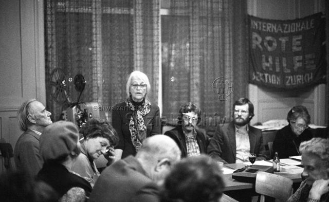 60 Jahre KPS / PdA, Restaurant Sihlhof, Zürich, März 1981