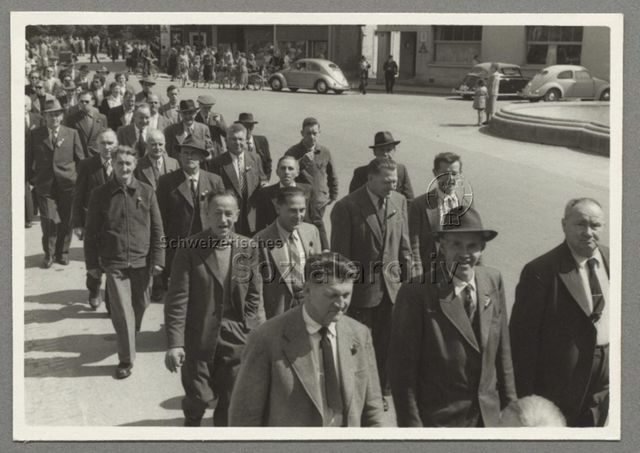 1. Mai, Umzug, Kanton Glarus, um 1958