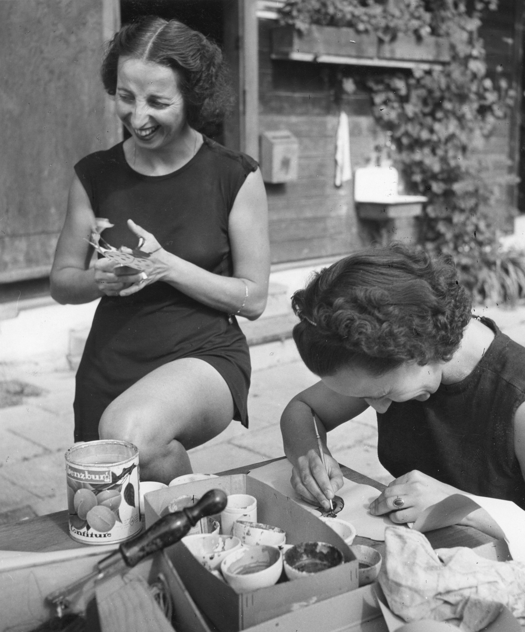Kurs des SAH für italienische Kindergärtnerinnen, 14. September 1948, Mösli (Kinderfreundeheim, Felsenegg b. Zürich)