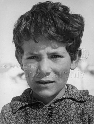 "Pflegekind, Bube aus dem Appenzell AR"; um 1955