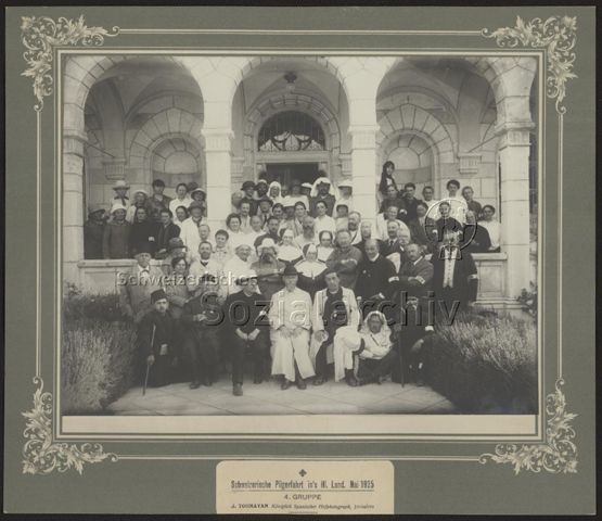 Schweizerische Pilgerfahrt in's Hl. Land. Mai 1925, 4. Gruppe