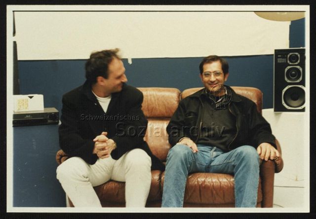 Samir (rechts) und Christoph Schaub, 1997