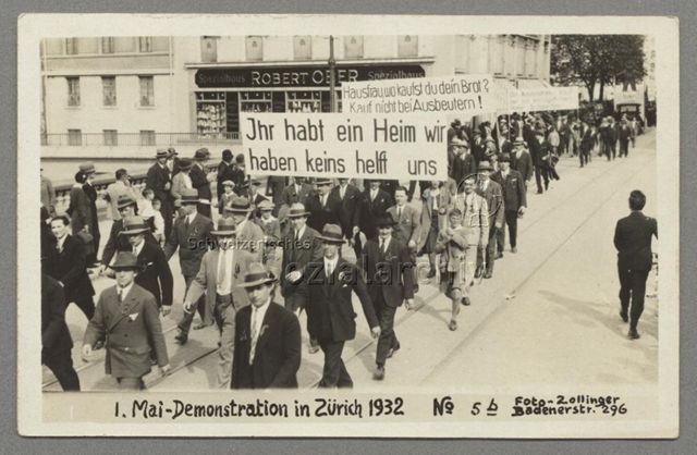1. Mai-Demonstration in Zürich 1932