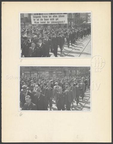 Fotoalbum "1. Mai 1940, Zürich