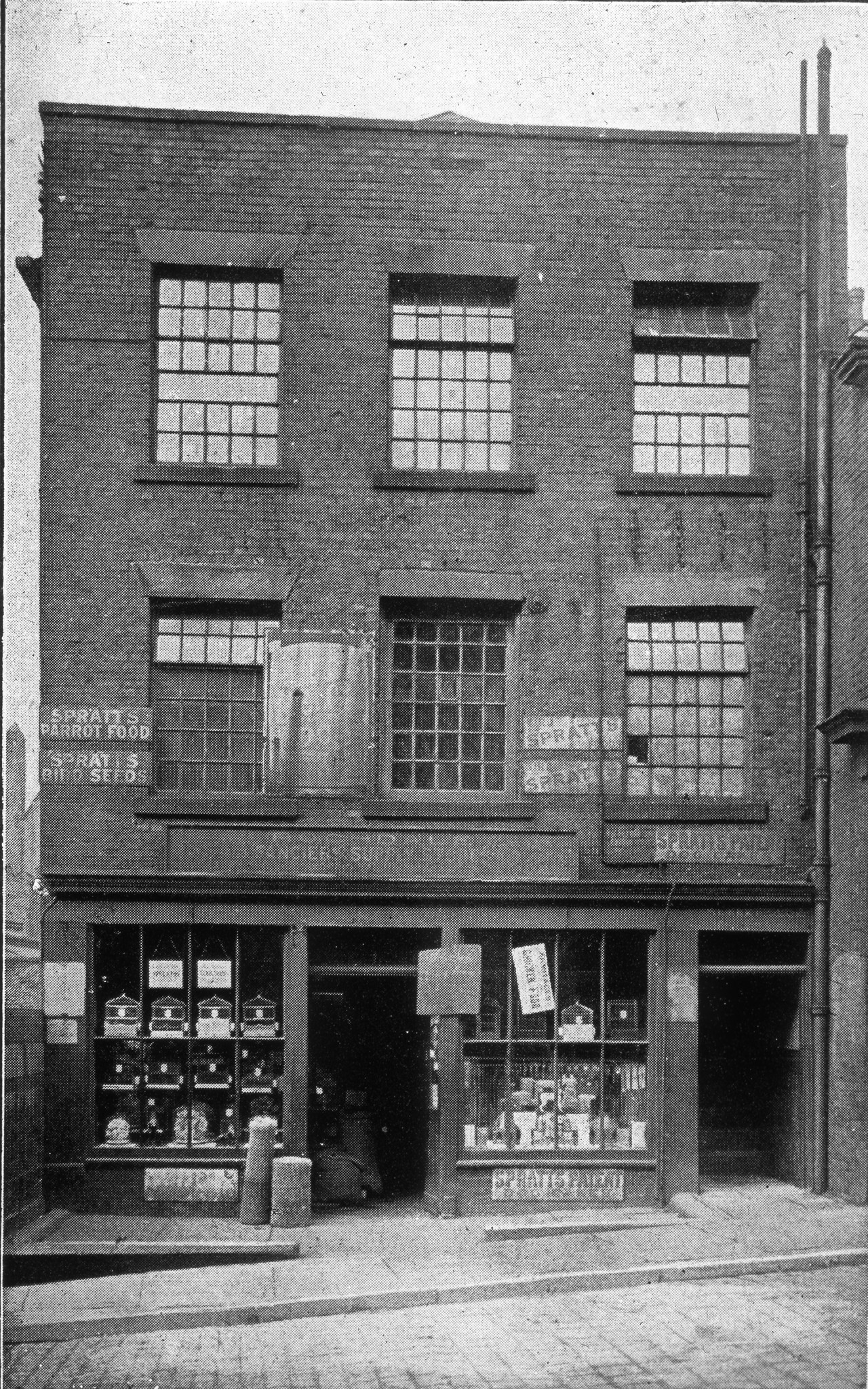 Erster Laden der Rochdaler Pioniere (Co-operative Wholesale Society C.W.S.)