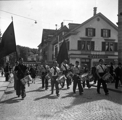 Streik der Textilarbeiter(Innen) in Wald/ZH, Juni 1946