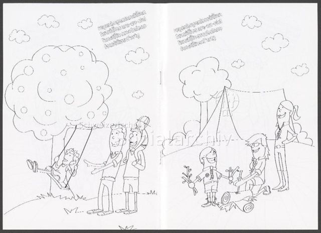 "regenbogenfamilien – families arc-en-ciel – familie arcobaleno – familias d'artg" – Zeichnungen von Regenbogenfamilien (um 2020)