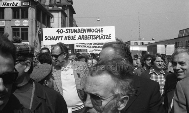 1. Mai 1976 in Zürich