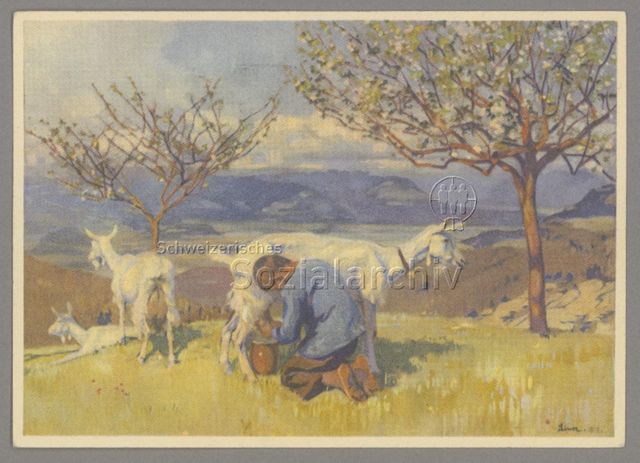 Postkartenserie Pro Juventute