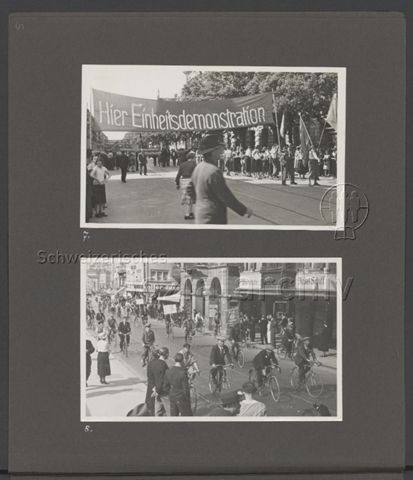 Fotoalbum "1. Mai 1934, Zürich