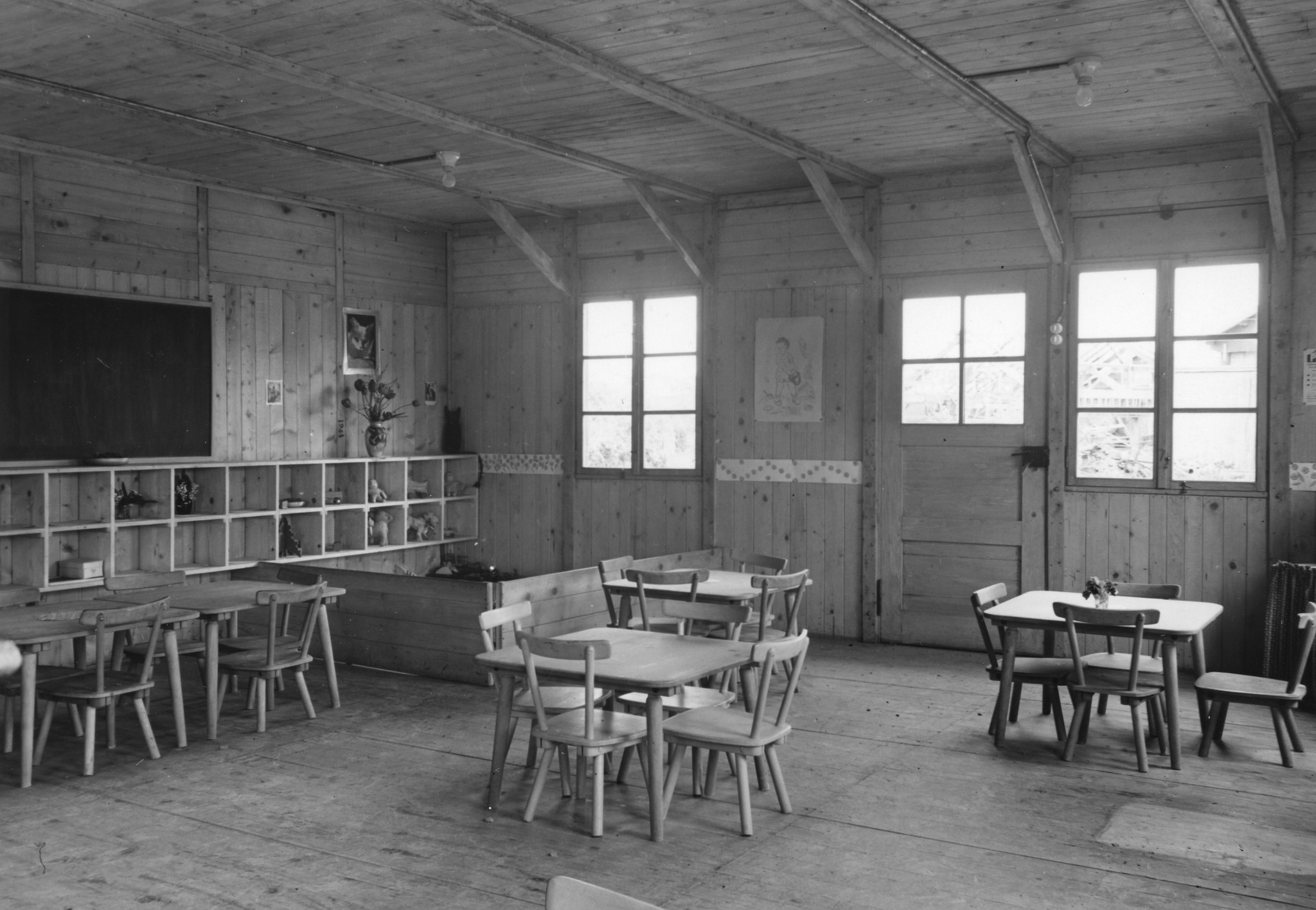 Sozialzentrum in Saint-Lô; ein Schulzimmer