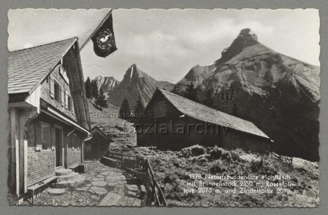 Naturfreundehaus "Hohfläsch" der Ortsgruppe Horgen, um 1950