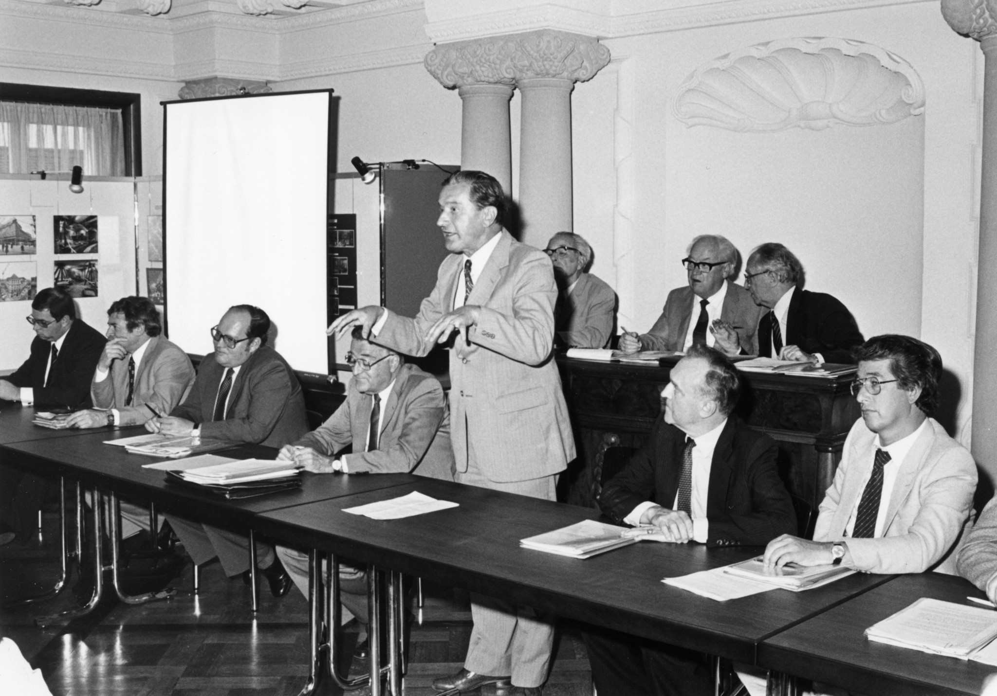 1. Sitzung des Coop-Genossenschaftsrates am 28. August 1981: Redner und weitere Personen