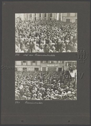 Fotoalbum "1. Mai 1932, Zürich
