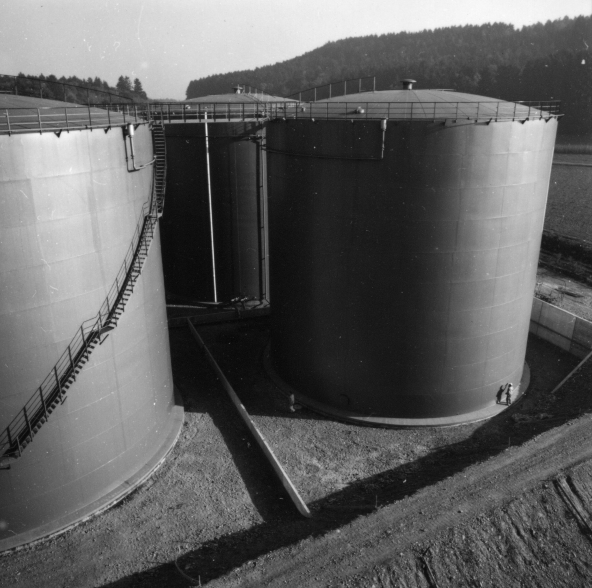 Tankanlage Niederhasli des Lebensmittelvereins Zürich 1969