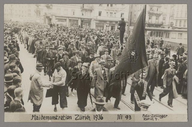 Maidemonstration Zürich 1936