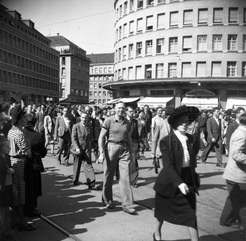 1. Mai, Umzug, Zürich, um 1960